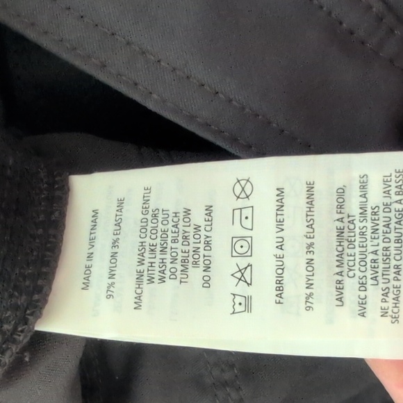 Prana Men's Zion Stretch Pants Gray 31x32 Roll Tab Hem - Picture 7 of 7